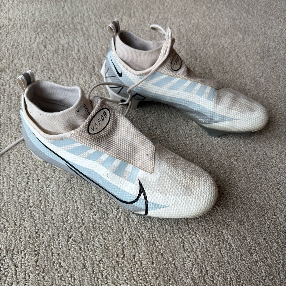 Nike Vapor Edge Pro 360 White Black Men's Football Cleats